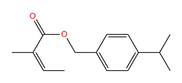 para-Cymen-7-yl (Z)-2-methyl-2-butenoate